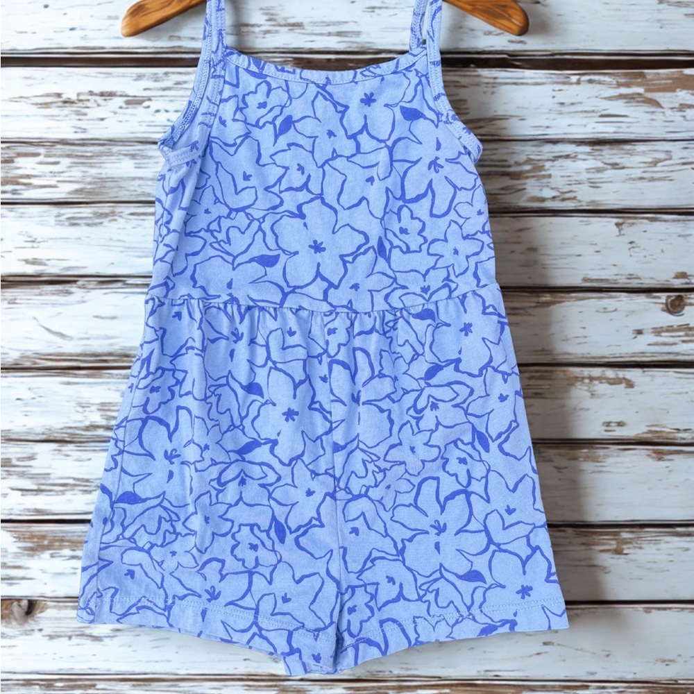 Carter's Blue Floral Romper